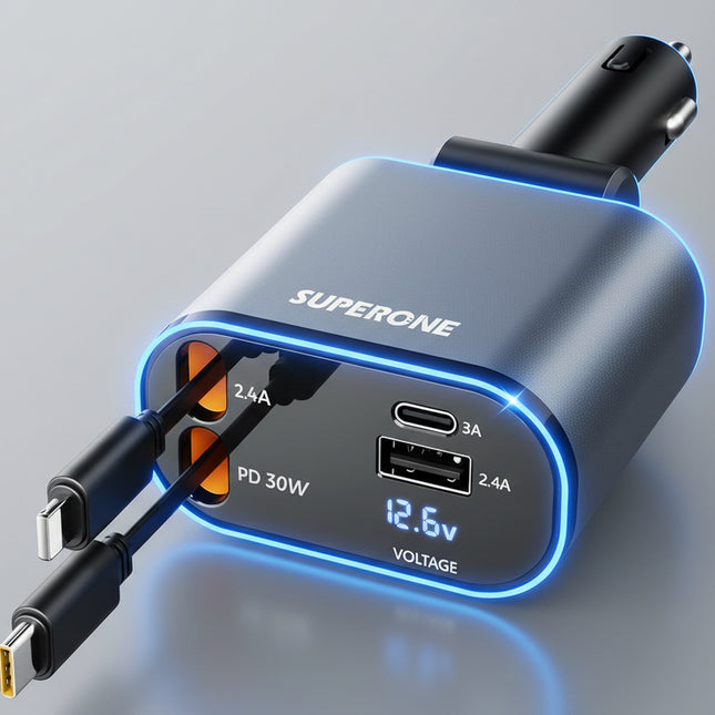 Carconnect4k Retractable Charger